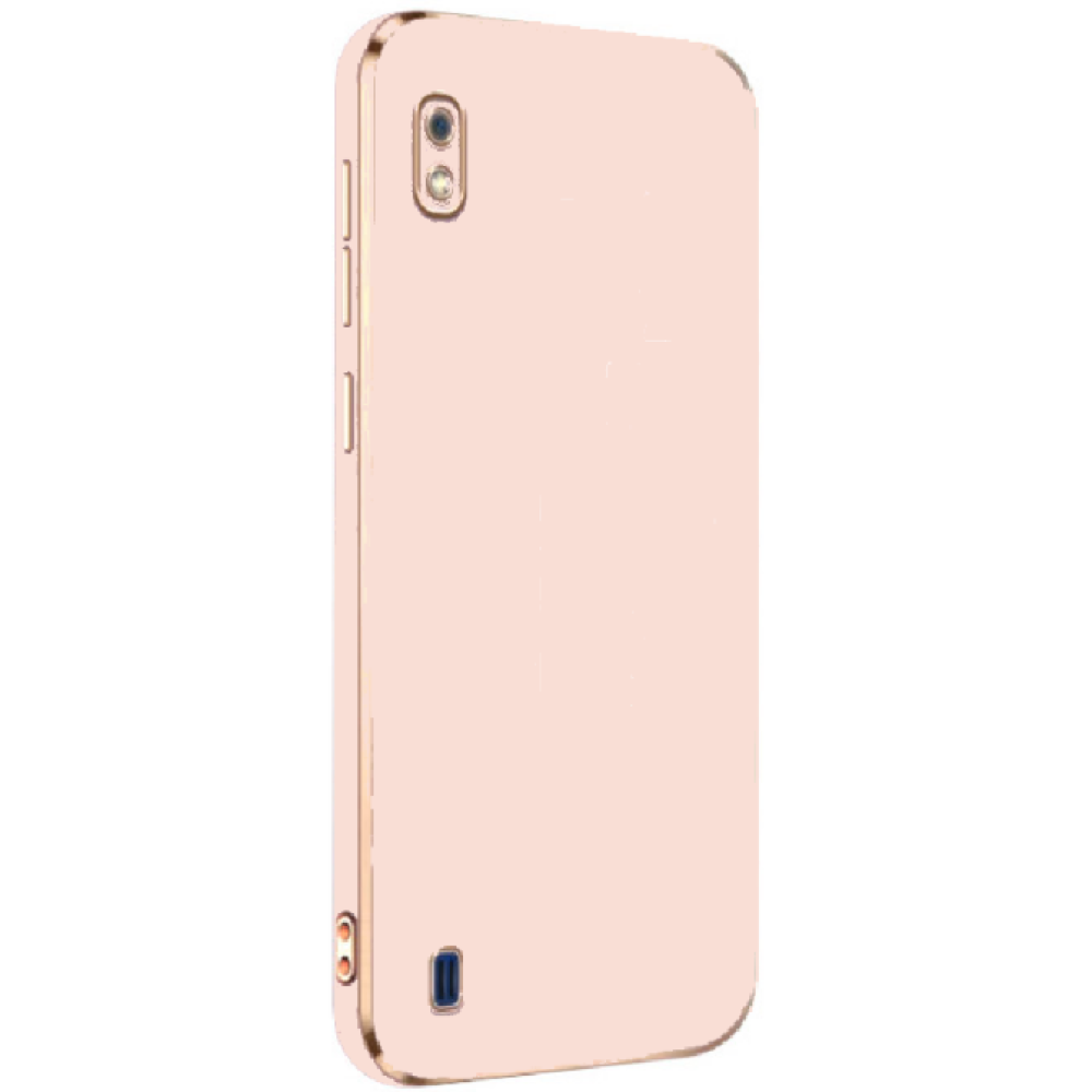 Bodycell Gold Plated - Θήκη Σιλικόνης Samsung Galaxy A10 - Pink (5206015070969)