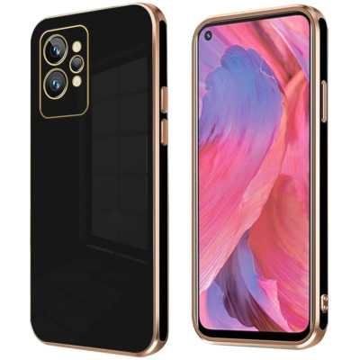 Bodycell Gold Plated - Θήκη Σιλικόνης Realme GT2 Pro - Black (5206015070860)