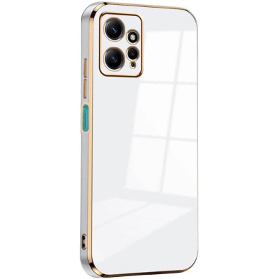 Bodycell Gold Plated - Θήκη Σιλικόνης Xiaomi Redmi Note 12 4G - White (5206015071690)