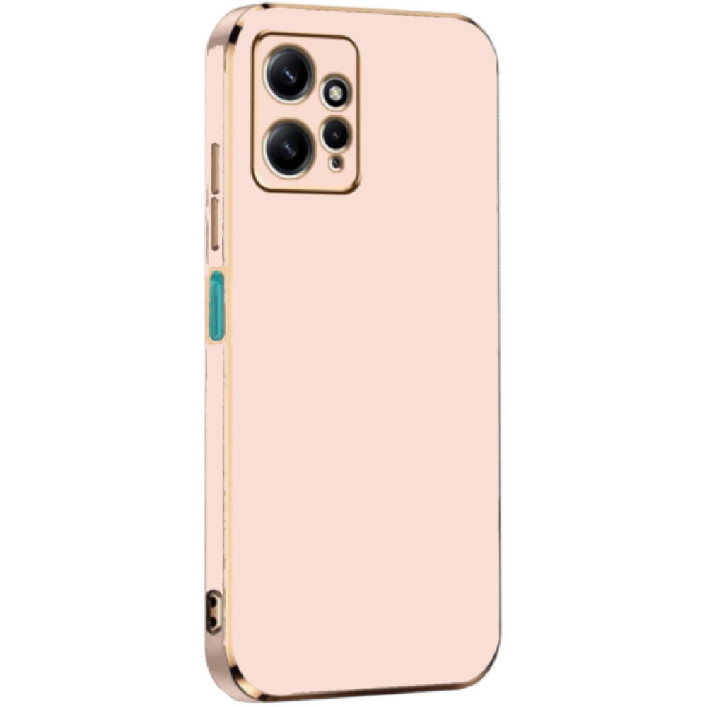 Bodycell Gold Plated - Θήκη Σιλικόνης Xiaomi Redmi Note 12 4G - Pink (5206015071683)