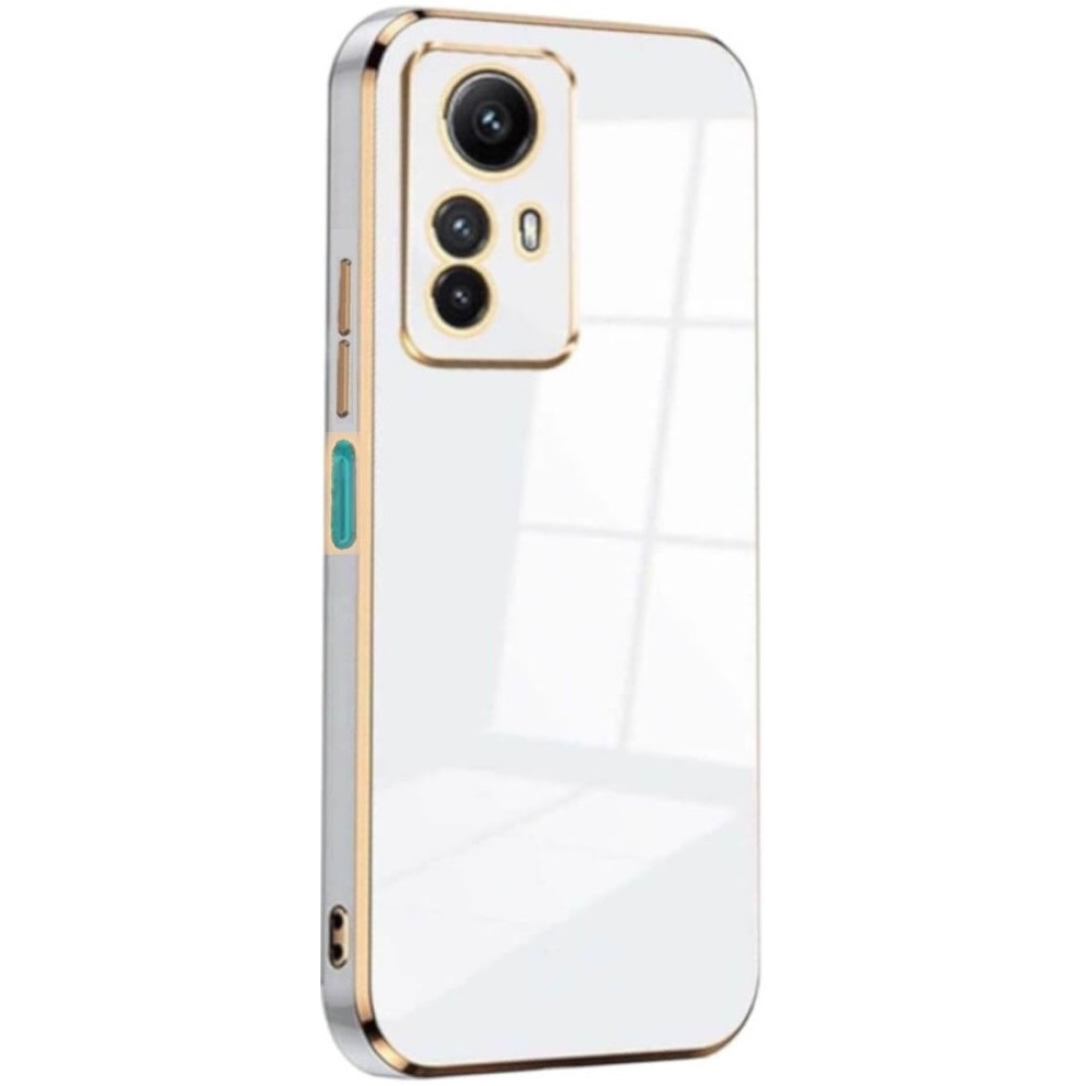 Bodycell Gold Plated - Θήκη Σιλικόνης Xiaomi Redmi Note 12S - White (5206015071850)