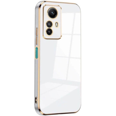 Bodycell Gold Plated - Θήκη Σιλικόνης Xiaomi Redmi Note 12S - White (5206015071850)