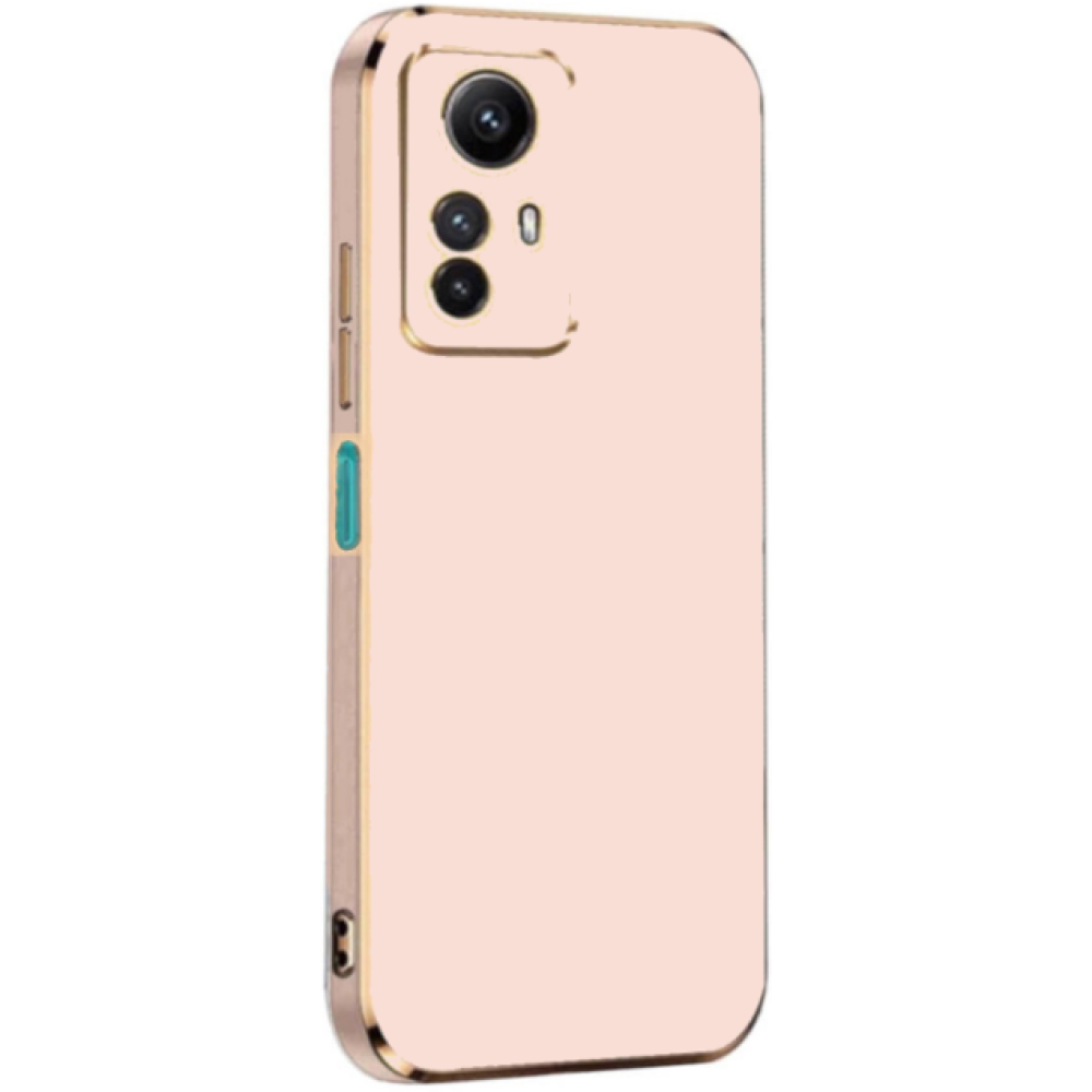 Bodycell Gold Plated - Θήκη Σιλικόνης Xiaomi Redmi Note 12S - Pink (5206015071843)