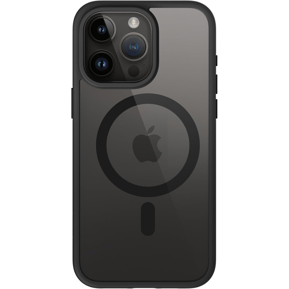 Prodigee Magneteek - Σκληρή Ανθεκτική Διάφανη Θήκη MagSafe - Apple iPhone 15 Pro Max - Black (IPH15P-6.7-TEEK-BLK)