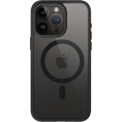 Prodigee Magneteek - Σκληρή Ανθεκτική Διάφανη Θήκη MagSafe - Apple iPhone 15 Pro Max - Black (IPH15P-6.7-TEEK-BLK)
