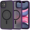 Spacecase Hybrid MagSafe - Σκληρή Ημιδιάφανη Θήκη MagSafe - Apple iPhone 11 - Purple (5905719103347)