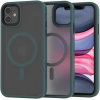Spacecase Hybrid MagSafe - Σκληρή Ημιδιάφανη Θήκη MagSafe - Apple iPhone 11 - Dark Green (5905719103330)