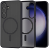 Σκληρή Ημιδιάφανη Θήκη MagSafe - Samsung Galaxy S24 - Spacecase Hybrid MagSafe - Black (5905719107109)