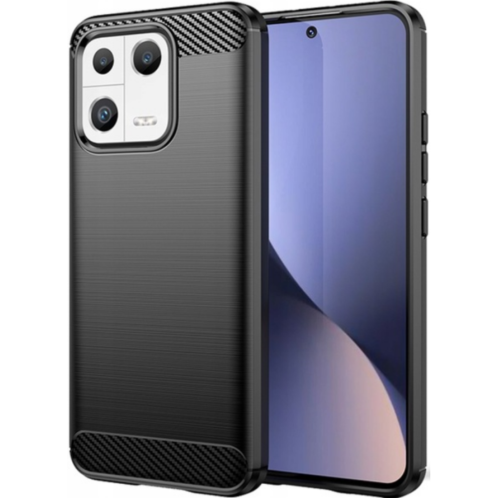 Spacecase Carbon - Θήκη Σιλικόνης - Xiaomi 13 - Black (5905123475771)