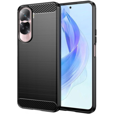 Spacecase Carbon - Θήκη Σιλικόνης - Honor 90 Lite - Black (5905719106034)