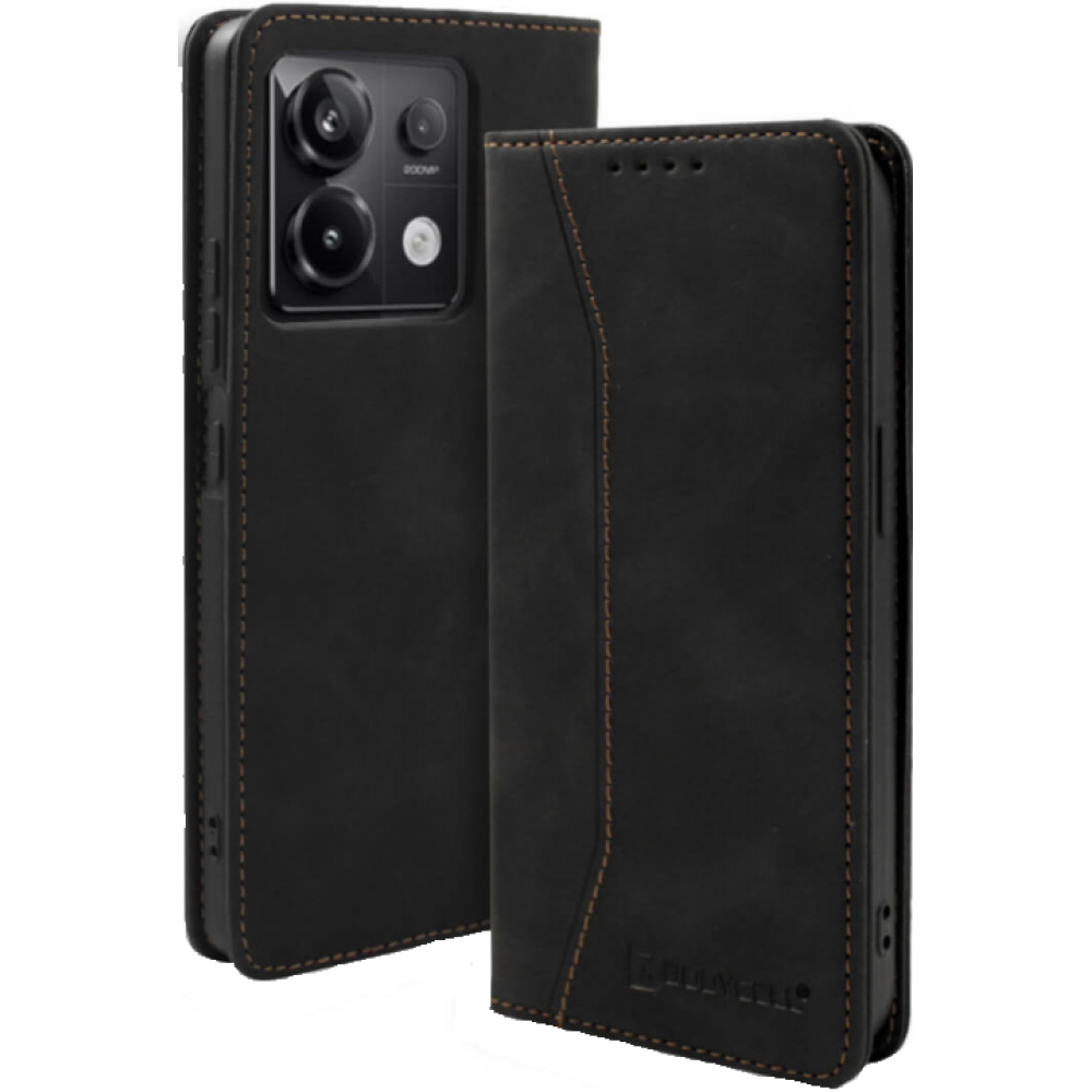 Θήκη Πορτοφόλι - Xiaomi Redmi Note 13 Pro 5G / Poco X6 - Bodycell Book Case - Black (5206015073625)