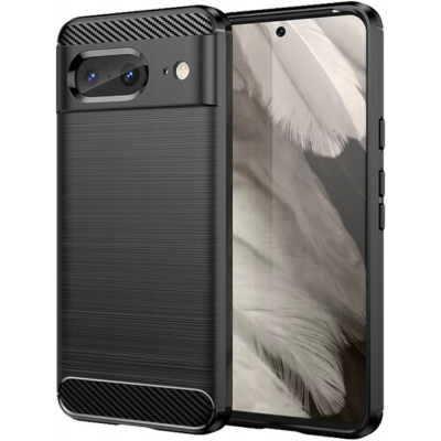Spacecase Carbon - Θήκη Σιλικόνης - Google Pixel 8 - Black (5905719105419)