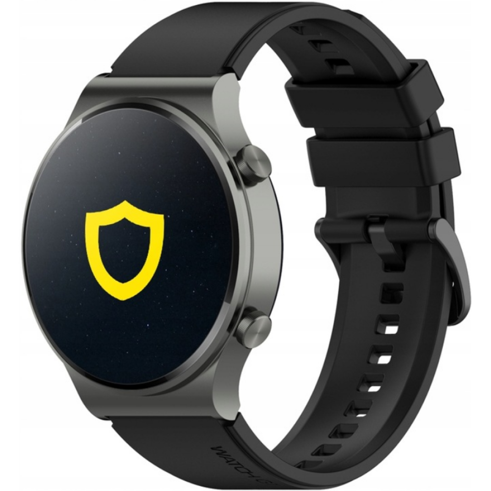 Spacecase Easy Band - Universal Λουράκι Σιλικόνης για Smartwatches (22mm) - Black (5905123404740)