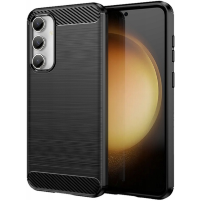 Spacecase Carbon - Θήκη Σιλικόνης - Samsung Galaxy S23 FE - Black (5905719105471)