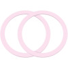 Joyroom JR-MAG-M3 Universal Metal Magnetic Ring - Αυτοκόλλητος Μεταλλικός Μαγνητικός Δακτύλιος MagSafe - 2 Τεμάχια - Pink (6941237199591)