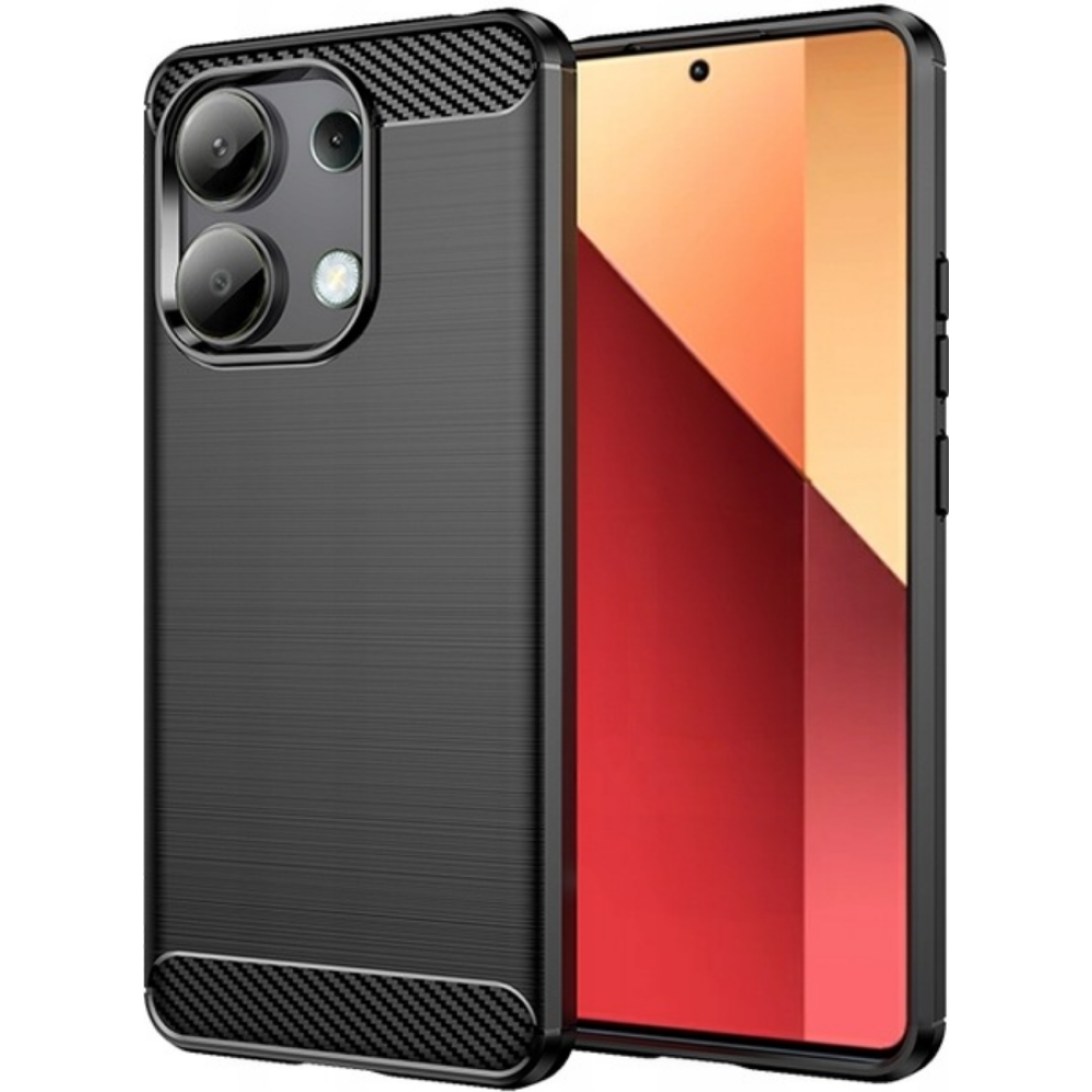 Θήκη Σιλικόνης - Xiaomi Redmi Note 13 4G - Spacecase Carbon - Black (5905719109066)