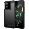 Spacecase Carbon - Θήκη Σιλικόνης - Xiaomi 13T / 13T Pro - Black (5905719105198)