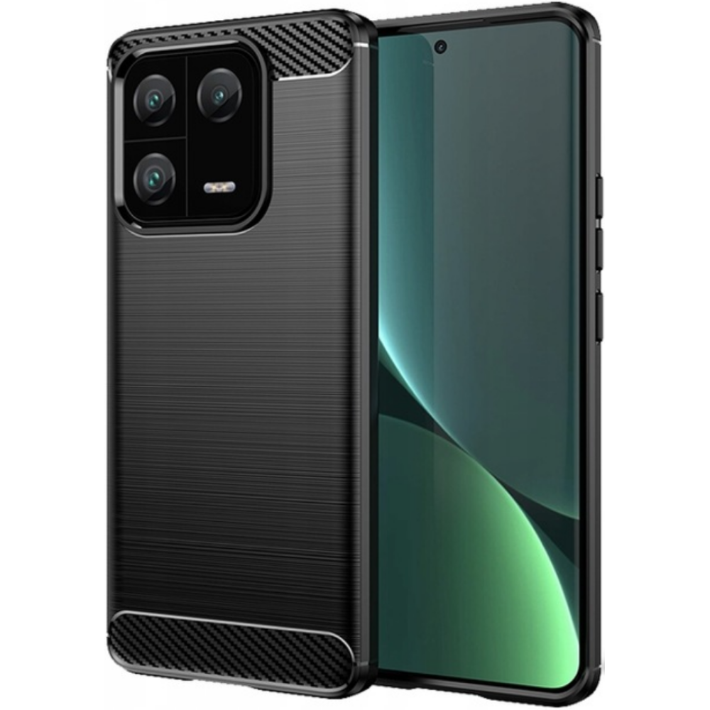 Spacecase Carbon - Θήκη Σιλικόνης - Xiaomi 13 Pro - Black (5905123475788)