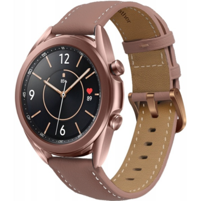 Spacecase Leather Strap - Universal Δερμάτινο Λουράκι για Smartwatches (20mm) - Pink (5903943243785)