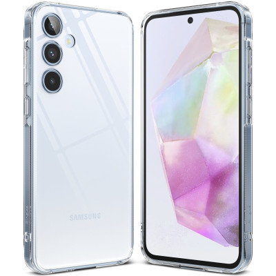 Σκληρή Θήκη με TPU Bumper - Samsung Galaxy A35 - Ringke Fusion - Clear (8809961784842)
