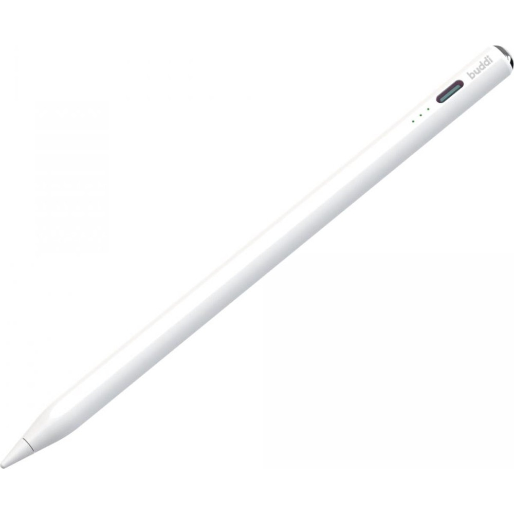 Buddi Wave Active Stylus Pen for iPad - Μαγνητική Ψηφιακή Γραφίδα Αφής με Palm Rejection για iPad - White - 5 Έτη Εγγύηση (8719246437779)