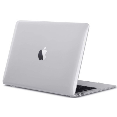 Tech-Protect SmartShell Ανθεκτική Σκληρή Θήκη - Apple Macbook Air 13" 2020 / 2018 - Crystal Clear (5906735411065)