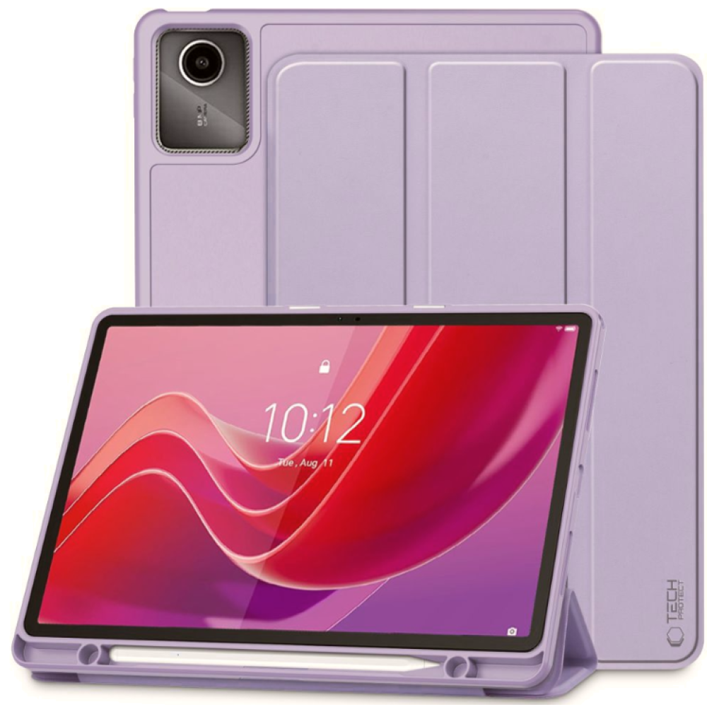Flip Θήκη με Υποδοχή για Γραφίδα - Lenovo Tab M11 / K11E 11" TB-330 - Tech-Protect SC Pen Smartcase - Violet (5906203691722)