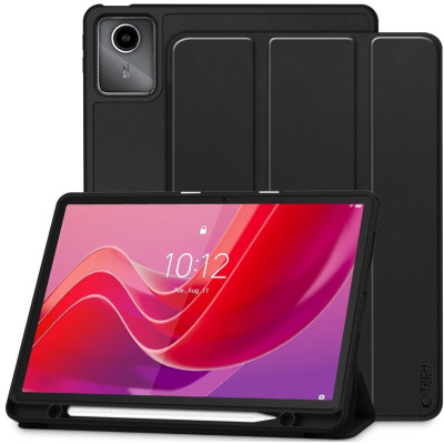 Flip Θήκη με Υποδοχή για Γραφίδα - Lenovo Tab M11 / K11E 11" TB-330 - Tech-Protect SC Pen Smartcase - Black (5906203691715)
