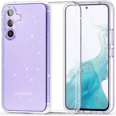 Tech-Protect FlexAir Hybrid - Σκληρή Διάφανη Θήκη - Samsung Galaxy S23 FE - Glitter (9319456607031)