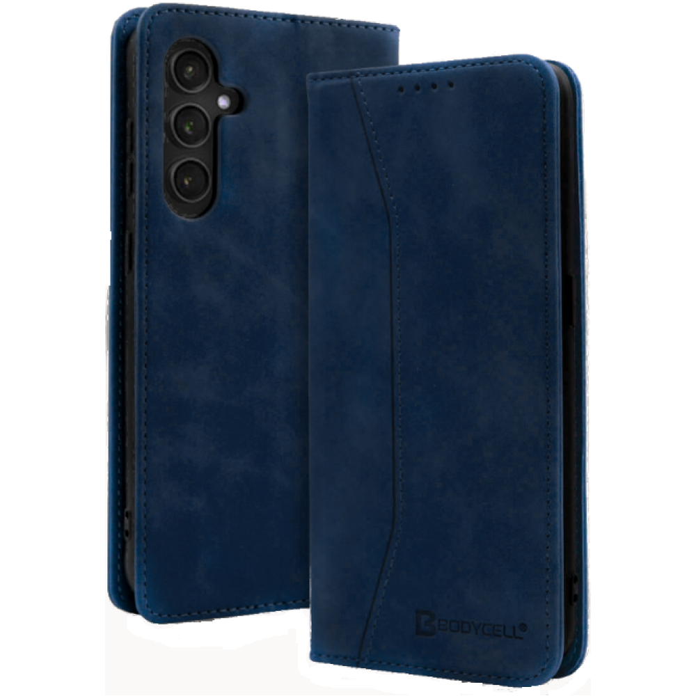 Θήκη Πορτοφόλι - Samsung Galaxy S24 Plus - Bodycell Book Case - Blue (5206015073526)
