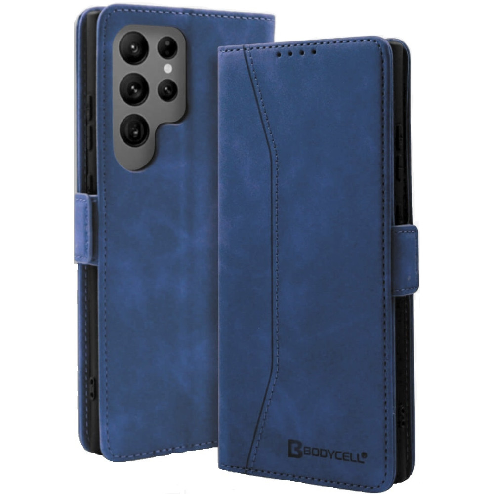 Θήκη Πορτοφόλι - Samsung Galaxy S24 Ultra - Bodycell Book Case - Blue (5206015073564)