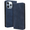 Bodycell Book Case - Θήκη Πορτοφόλι - Apple iPhone 15 Pro - Blue (5206015073366)