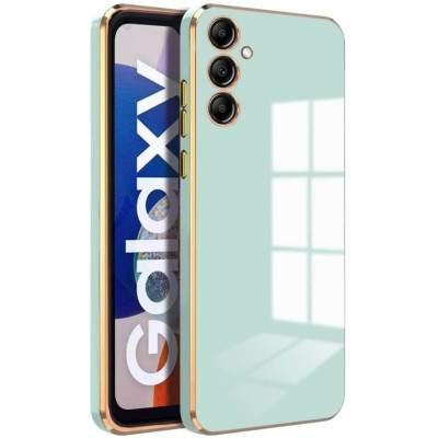 Θήκη Σιλικόνης - Samsung Galaxy S24 Plus - Bodycell Gold Plated - Mint Green (5206015074202)