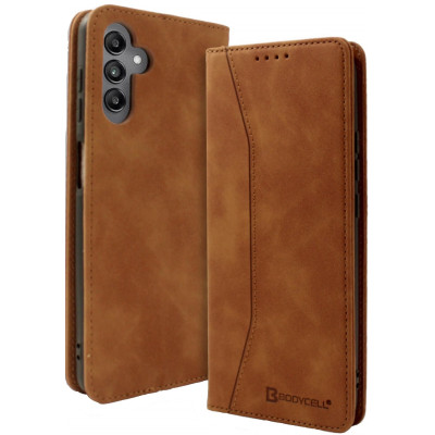 Bodycell Book Case - Θήκη Πορτοφόλι - Samsung Galaxy A25 - Brown (5206015073427)