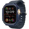 Spigen Rugged Armor - Θήκη Σιλικόνης Apple Watch Ultra 3 / Ultra 2 / Ultra 1 49mm - Navy Blue (ACS07382)