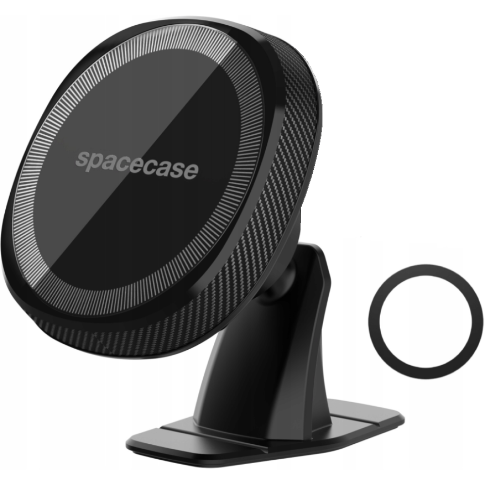 Spacecase SC05 Dashboard & Console MagSafe Car Mount - Universal Αυτοκόλλητη MagSafe Μαγνητική Βάση Κινητών για Ταμπλό Αυτοκινήτου - Black (5905719038984)