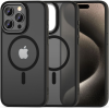 Θήκη iPhone 15 Pro Max Tech-Protect MagMat "2" Σκληρή Ημιδιάφανη με MagSafe - Matte Black (5906302307951)