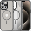Tech-Protect MagMat "2" - Σκληρή Ημιδιάφανη Θήκη MagSafe - Apple iPhone 15 Pro - Matte Titanium (5906302307968)