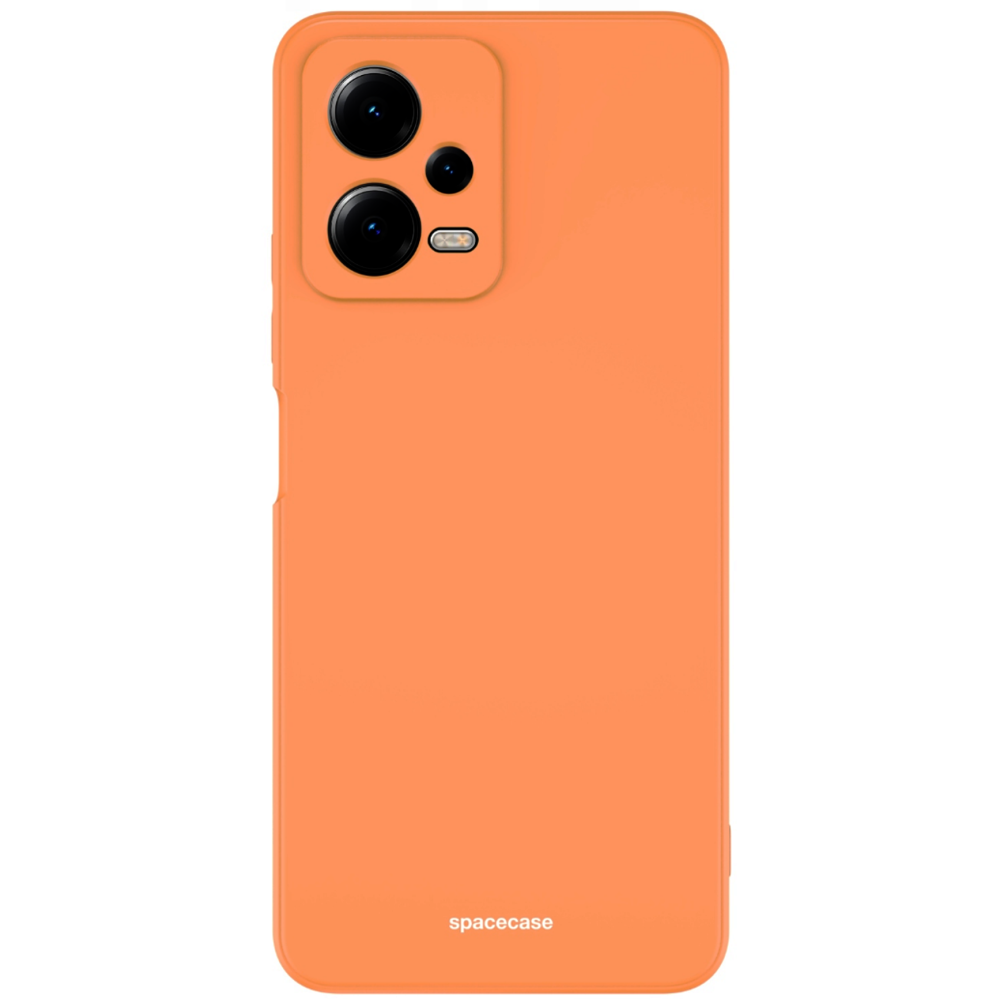 Spacecase Silicone Case - Θήκη Σιλικόνης Xiaomi Redmi Note 12 5G / Poco X5 - Orange (5905123475351)