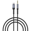 Recci RDS-A27 Audio Cable - Καλώδιο Ήχου Type-C (Male) σε AUX Mini Jack 3.5mm (Male) - 120cm - Black (6955482523346)