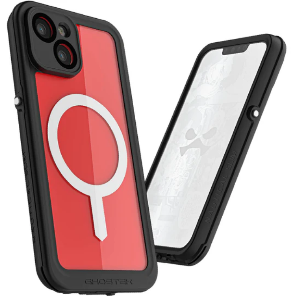 Ghostek Nautical Slim - Ανθεκτική Αδιάβροχη Θήκη MagSafe - Apple iPhone 14 - Clear (GHOCAS3188)