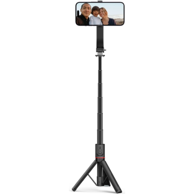 Tech-Protect L04S - Ασύρματο Bluetooth MagSafe Selfie Stick και Τρίποδο - Black (9319456605471)