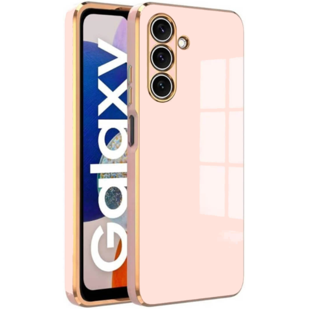 Bodycell Gold Plated - Θήκη Σιλικόνης Samsung Galaxy A05s - Pink (5206015074011)