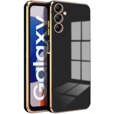 Bodycell Gold Plated - Θήκη Σιλικόνης Samsung Galaxy A25 - Black (5206015074035)