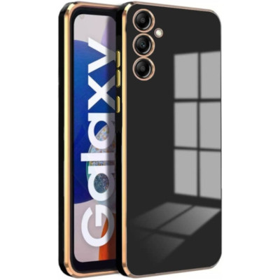 Bodycell Gold Plated - Θήκη Σιλικόνης Samsung Galaxy S23 FE - Black (5206015074110)