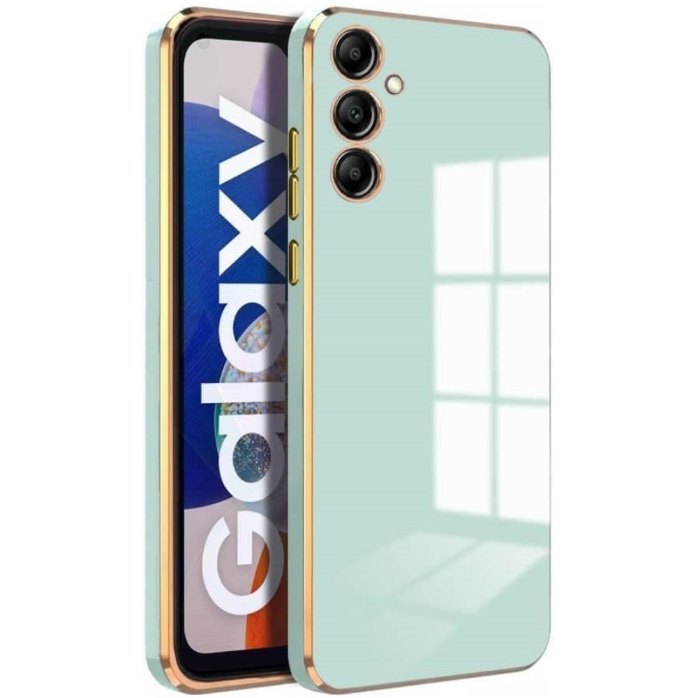 Bodycell Gold Plated - Θήκη Σιλικόνης Samsung Galaxy S23 FE - Mint Green (5206015074127)