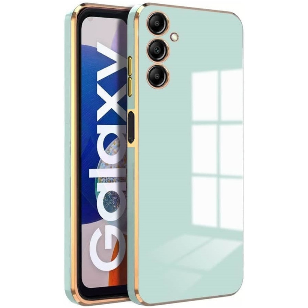 Bodycell Gold Plated - Θήκη Σιλικόνης Samsung Galaxy M34 5G - Mint Green (5206015074080)
