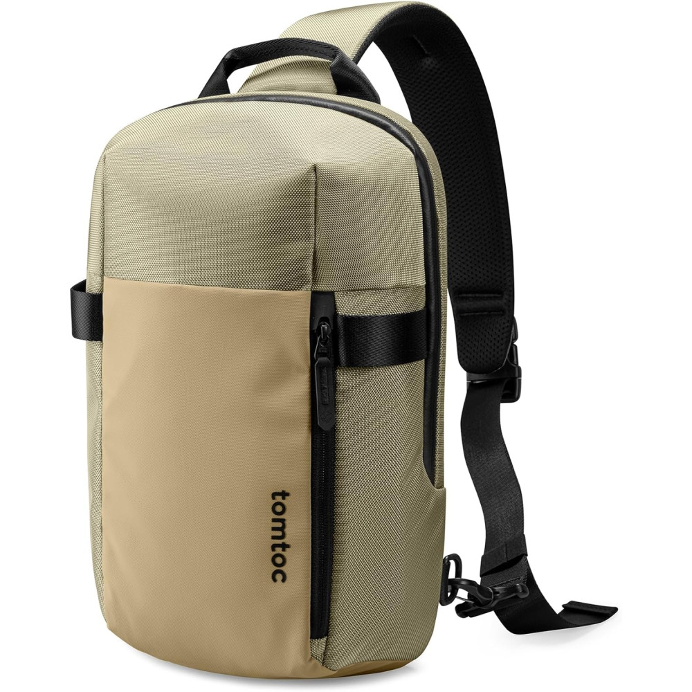 Tomtoc Navigator-T24 Sling Bag - Σακίδιο / Τσάντα Πλάτης & Μεταφοράς Laptop έως 13-14" & Tablet έως 11" - 7L - Khaki (T24M1K1)