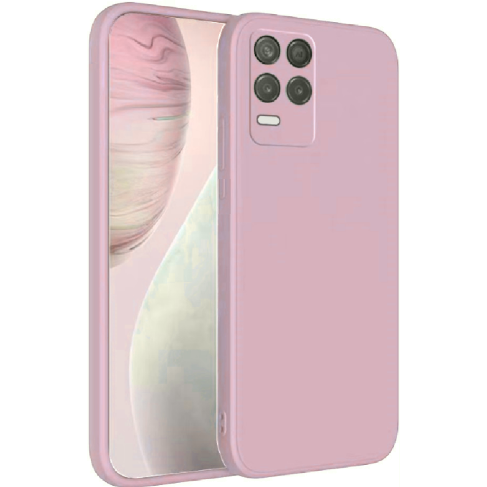 Bodycell Square Liquid Θήκη Σιλικόνης - Realme 8 / 8 Pro - Light Violet (5206015060557)