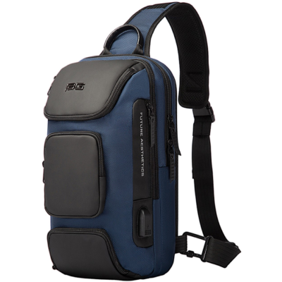 Bange 7086 - Ανδρικό Τσαντάκι Ώμου / Χιαστί Crossbody - 9L - Blue